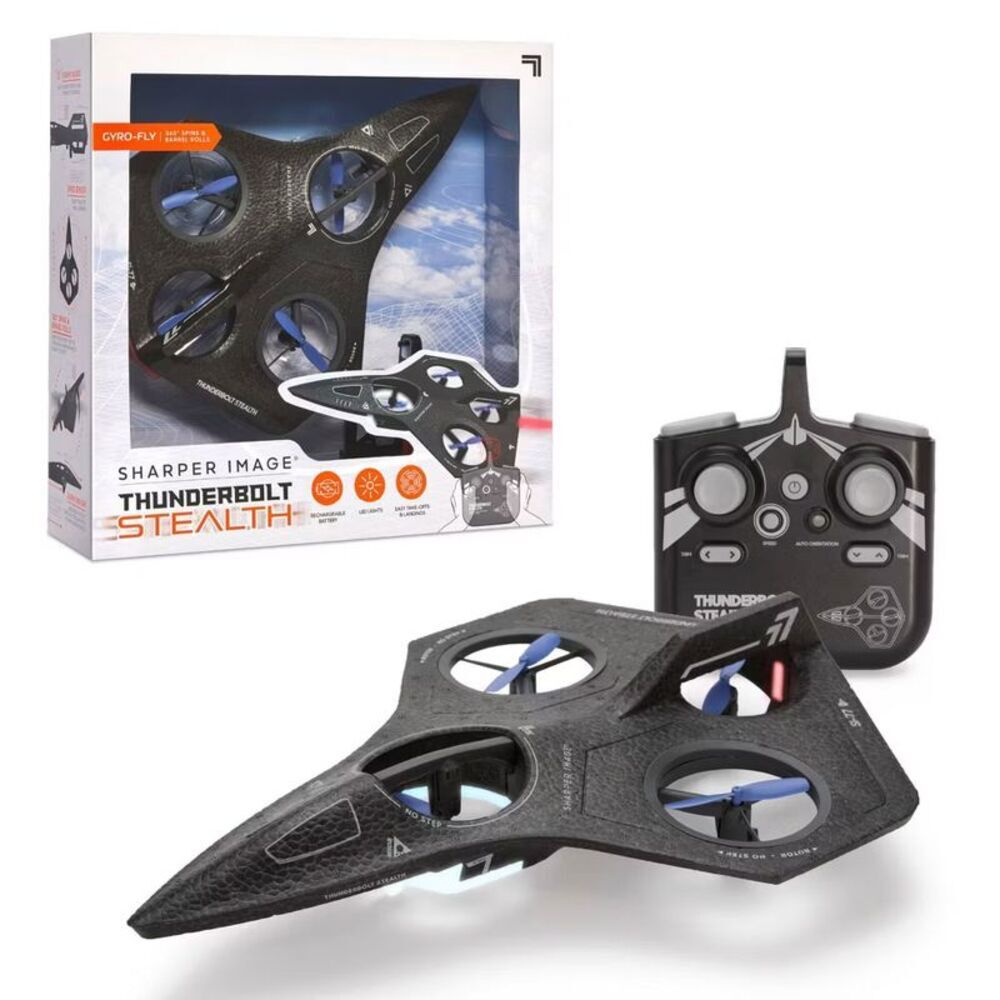 Sharper Image -  Thunderbolt Stealth Drone Black